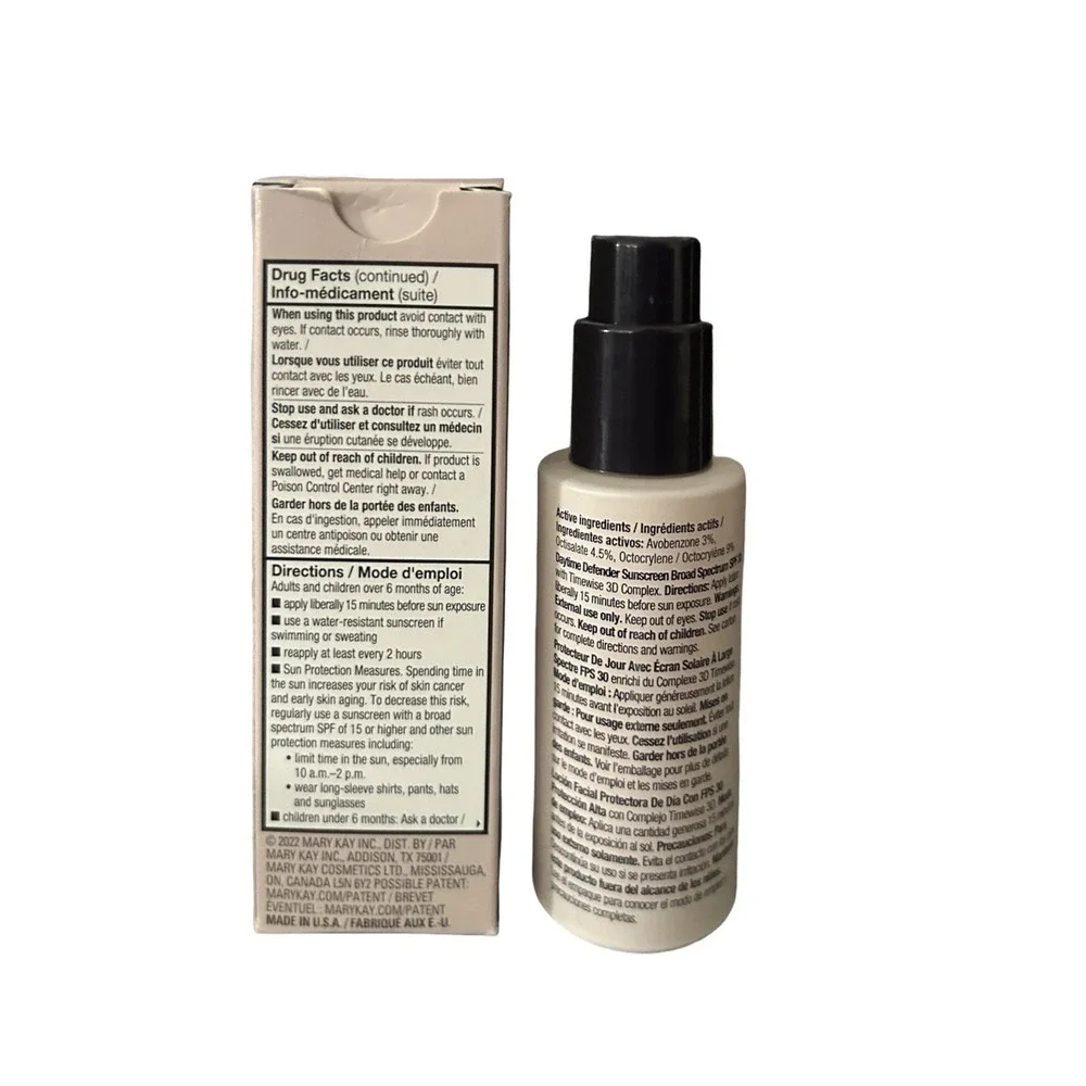 MARY KAY DAYTIME DEFENDER/NEW DAY SOLUTION SPF 30 W/TIMEWISE 3D COMPLEX~217385!
